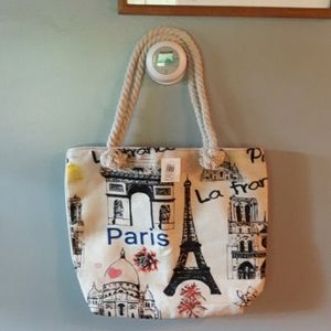 Paris Themed Tote Bag